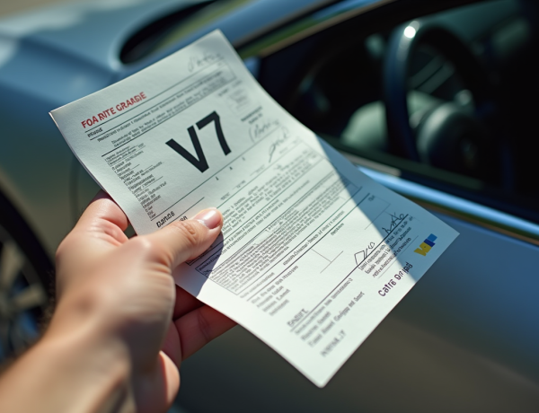 L’importance de la carte grise V7 dans le processus d’achat d’un véhicule