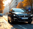 Peugeot 308 SW moderne en ville en journée