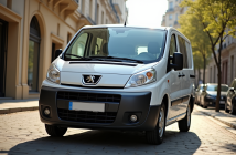 Peugeot Expert 2007 stationné en ville en plein jour